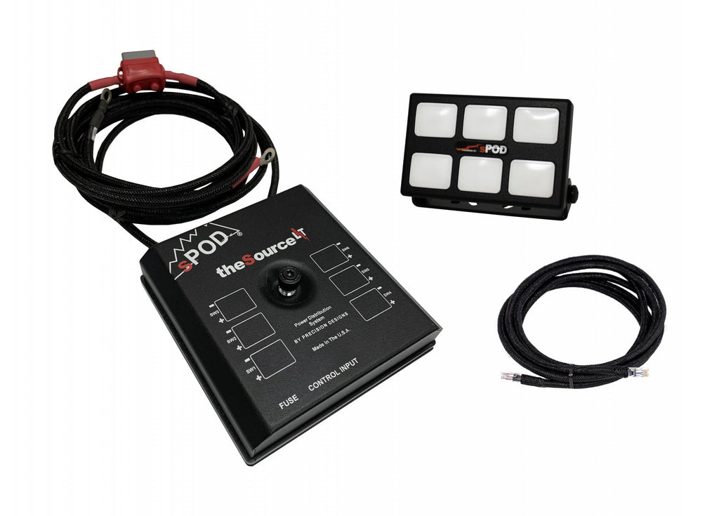 sPOD Electrical Switch Panel SourceLT w/ Mini6 for Jeep JL/JT sPODS - sPOD - 873180