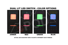 Load image into Gallery viewer, sPOD Electrical Switch Panel SourceLT w/ Opening (2 1/16 Inch) for AeroForce Gauge and Green LED Switch Panel for JK 2007-2008 - sPOD - SLAF0708JKG