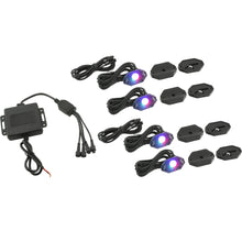 Load image into Gallery viewer, Stinger Off-Road Lighting Bluetooth Underglow 4 POD RGB LED Rock Lights Kit With Universal Harness
