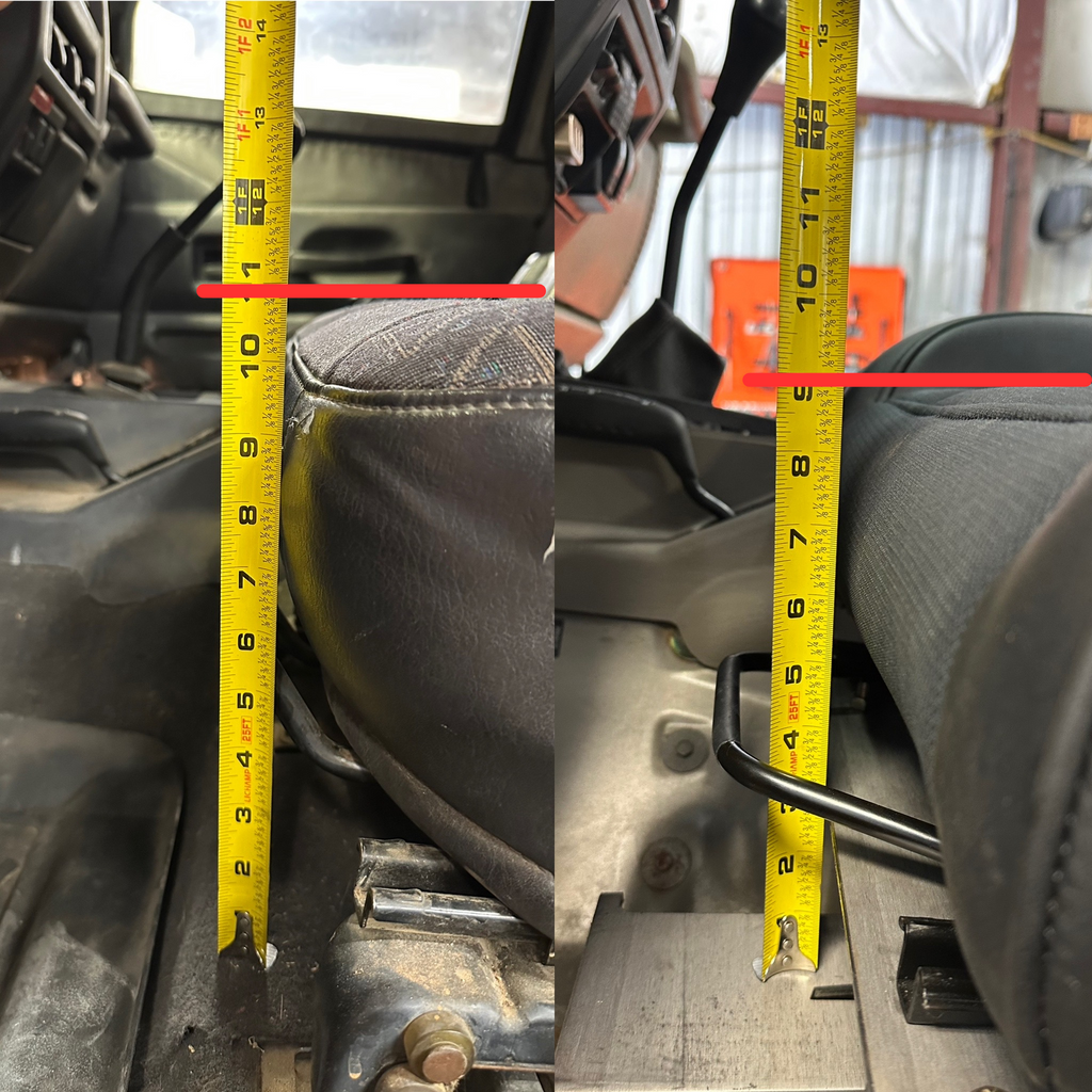 "Big and Tall" Seat Lowering Brackets for Jeep TJ Wrangler