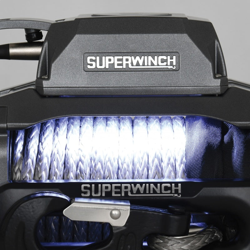Superwinch Winches Superwinch 10000 LBS 12V DC 3/8in x 80ft Synthetic Rope SX 10000 Winch