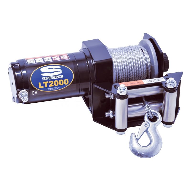 Superwinch Winches Superwinch 2000 LBS 12V DC 5/32in x 49ft Steel Rope LT2000 Winch