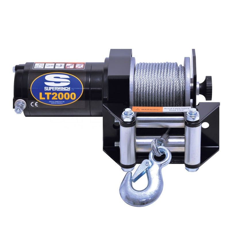 Superwinch Winches Superwinch 2000 LBS 12V DC 5/32in x 49ft Steel Rope LT2000 Winch