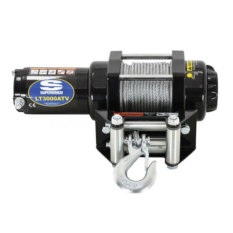 Superwinch Winches Superwinch 3000 LBS 12V DC 3/16in x 50ft Steel Rope LT3000 Winch