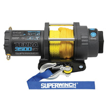Load image into Gallery viewer, Superwinch Winches Superwinch 3500 LBS 12V DC 7/32in x 32ft Synthetic Rope Terra 3500SR Winch - Gray Wrinkle