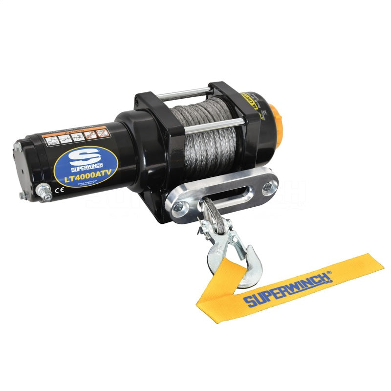 Superwinch Winches Superwinch 4000 LBS 12V DC 3/16in x 50ft Synthetic Rope LT4000 Winch