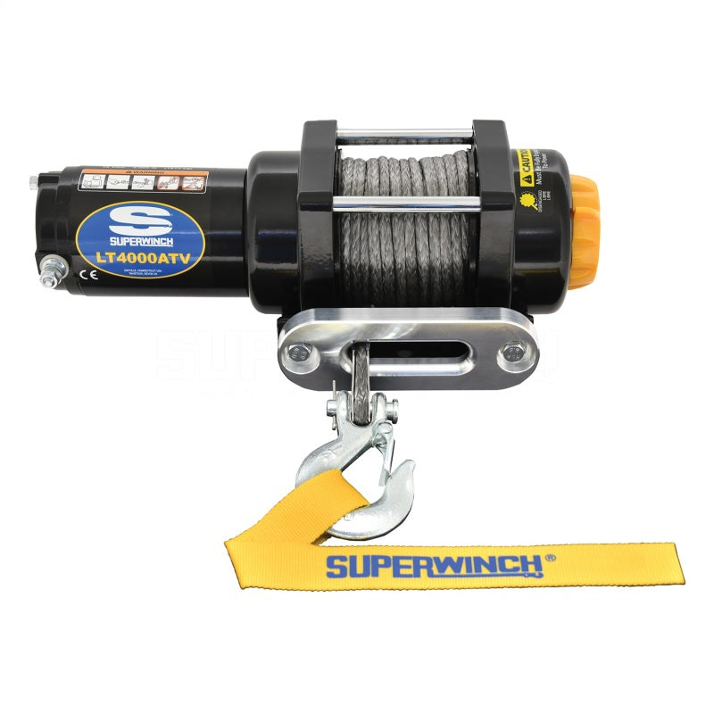 Superwinch Winches Superwinch 4000 LBS 12V DC 3/16in x 50ft Synthetic Rope LT4000 Winch