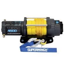 Load image into Gallery viewer, Superwinch Winches Superwinch 4500 LBS 12V DC 1/4in x 50ft Synthetic Rope Terra 4500SR Winch - Gray Wrinkle
