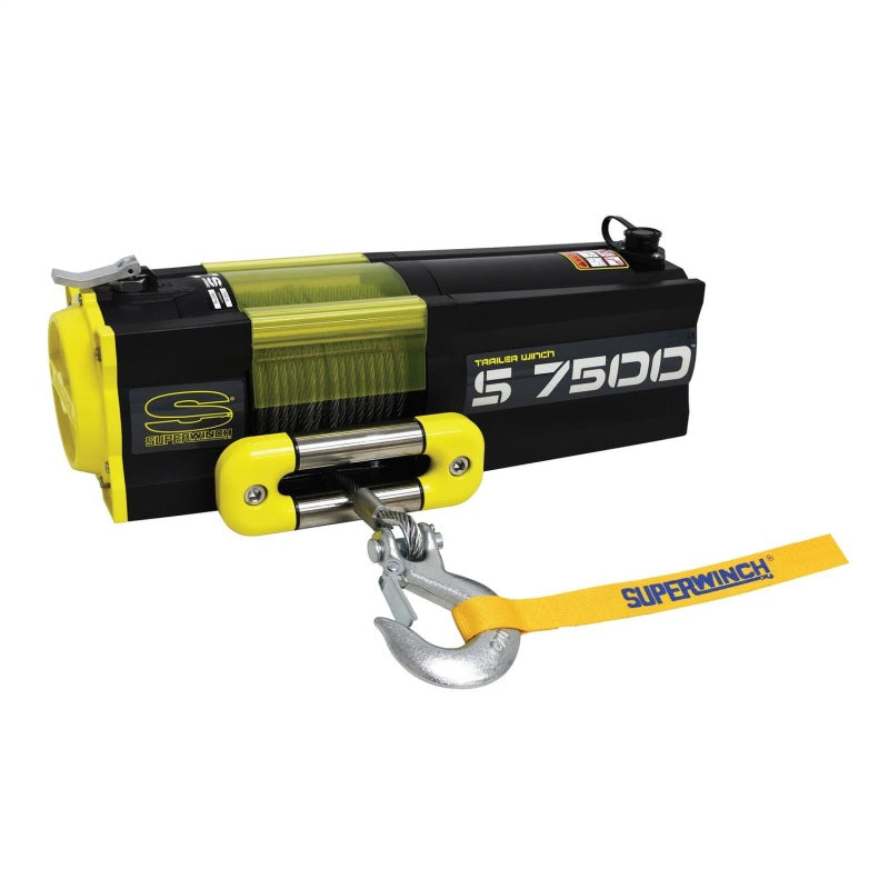 Superwinch Winches Superwinch 7500 LBS 12V DC 5/16in x 54ft Steel Rope S7500 Winch
