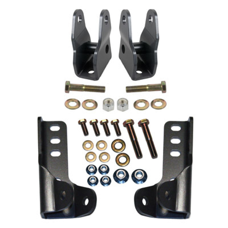 Synergy Mfg Brackets Synergy 07-18 JeepWrangler JK/JKU Front Lower Shock Extension Brackets