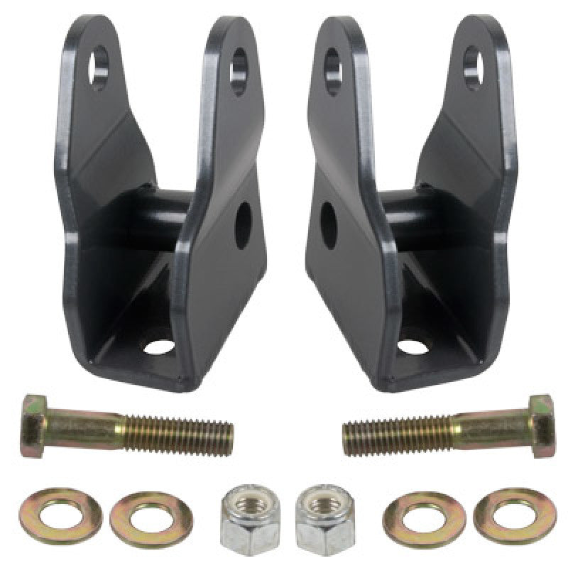 Synergy Mfg Brackets Synergy 07-18 JeepWrangler JK/JKU Front Lower Shock Extension Brackets