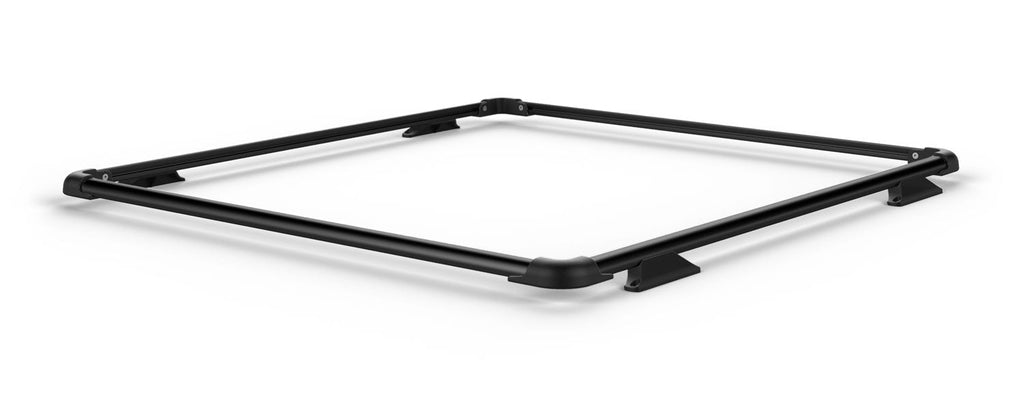 TeraFlex Roof Rack Jeep JKU 4 Door Nebo Raised Rail Kit Black 07-18 Wrangler JKU TeraFlex