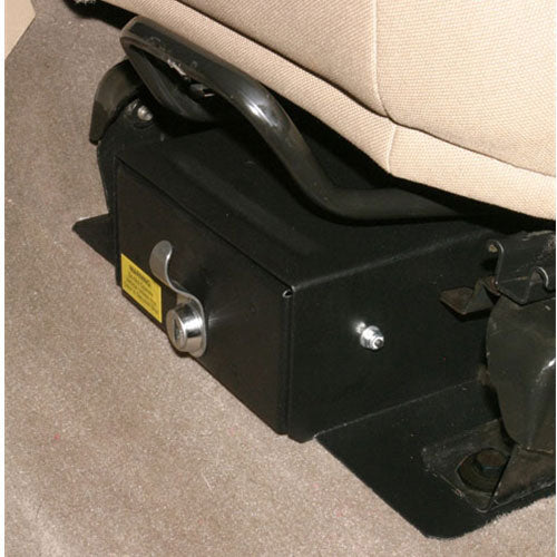 Tuffy Security Products Cargo Box Front Driver Side Underseat Drawer - 97-02 Wrangjer TJ w/ Flip Seat Black Tuffy Security Products