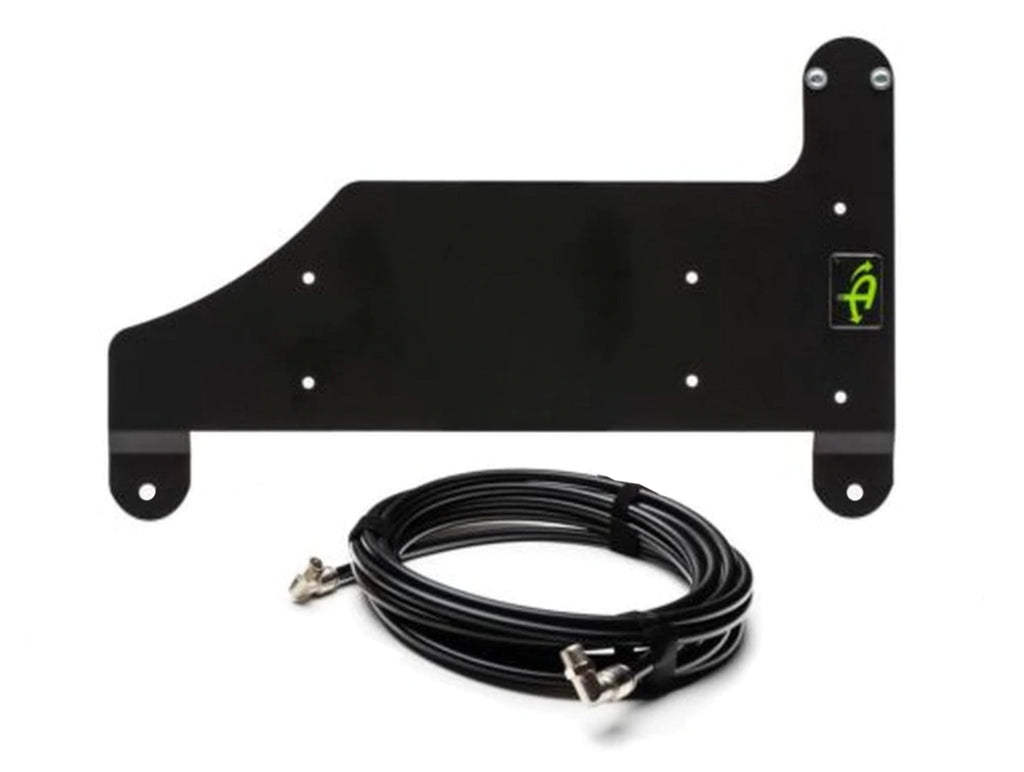 Up Down Air Air Compressor Bracket Jeep JL Air Compressor Bracket And Hardware For 18-20 Wrangler JL Under Pass Seat for ARB Dual Air Air Compressor Black UP Down Air - 144-1819 - Up Down Air