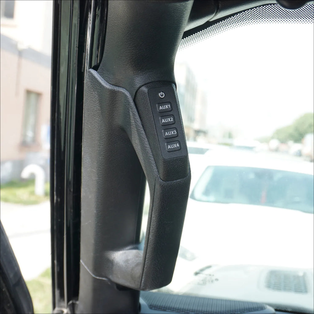 Voswitch JL400 Grab Handle Switch Panel for Jeep JL Wrangler 2018-2023 & Gladiator 2020-2023 (DOES NOT work with 2024-2025 JL/JT)