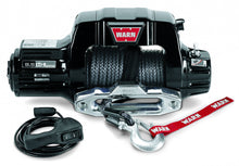 Load image into Gallery viewer, Warn Winch 12 Volt 9500 LB Cap 100 Ft Synthetic Rope Hawse Fairlead Wired Remote - 97600 - Warn