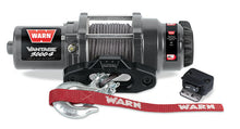 Load image into Gallery viewer, Warn Winch 12 Volt DC 3000 LB Cap 50 Ft Synthetic Rope Hawse Fairlead - 99389 - Warn