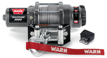 Load image into Gallery viewer, Warn Winch 12 Volt DC 3000 LB Cap 50 Ft Wire Rope Roller Fairlead - 99388 - Warn