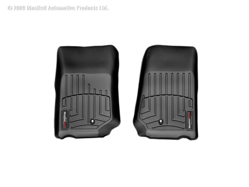 WeatherTech Floor Mats - Rubber WeatherTech 07+ Jeep Wrangler Front FloorLiner - Black