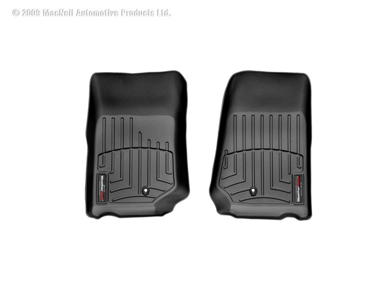 WeatherTech Floor Mats - Rubber WeatherTech 07+ Jeep Wrangler Front FloorLiner - Black