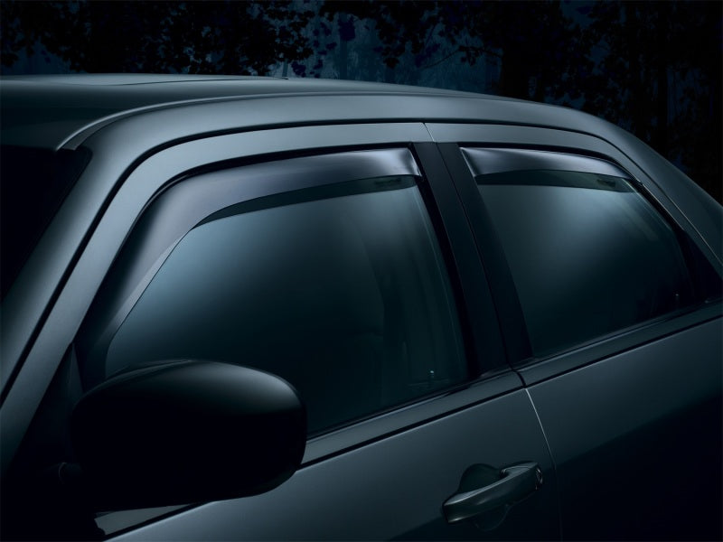 WeatherTech Wind Deflectors WeatherTech 11+ Jeep Grand Cherokee Front and Rear Side Window Deflectors - Dark Smoke