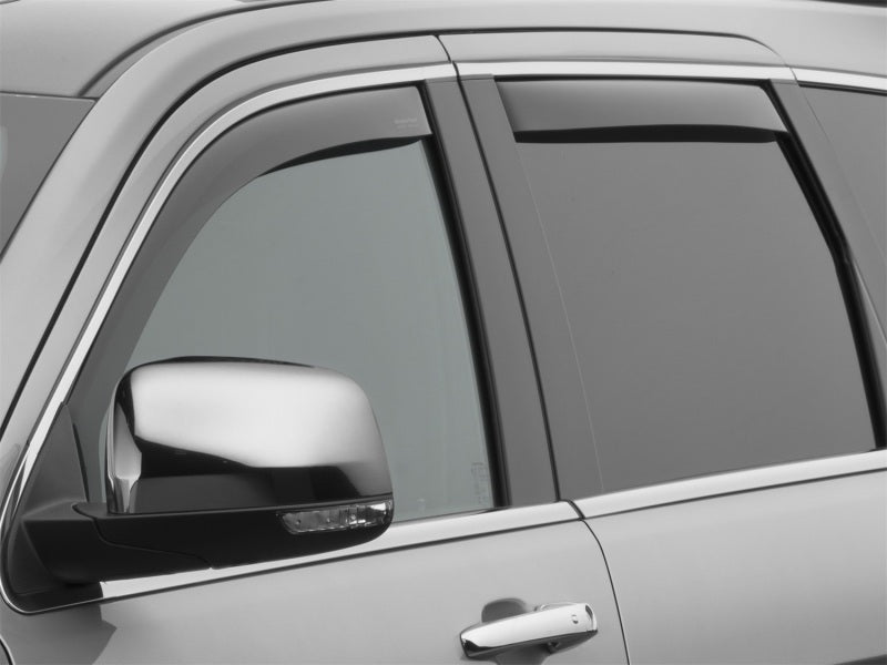 WeatherTech Wind Deflectors WeatherTech 11+ Jeep Grand Cherokee Front and Rear Side Window Deflectors - Dark Smoke