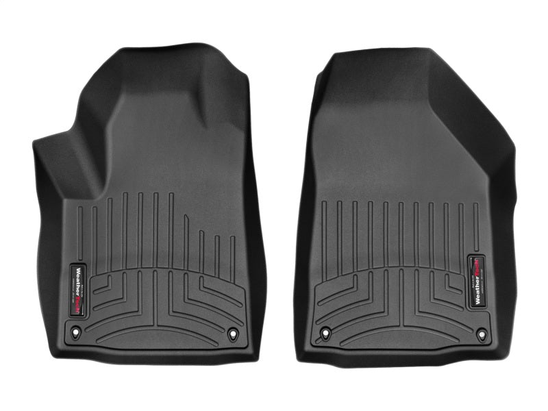 WeatherTech Floor Mats - Rubber WeatherTech 15+ Jeep Cherokee (No Bump In Front of Dead Pedal) Front FloorLiner - Black