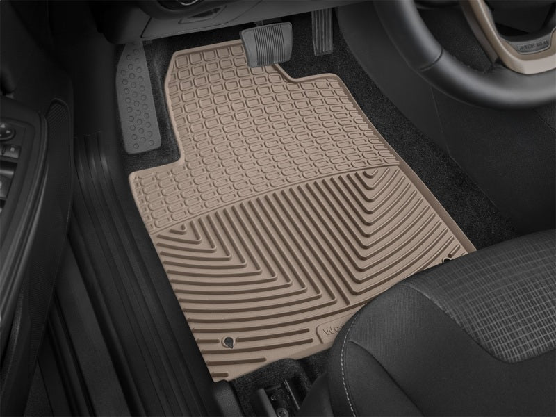 WeatherTech Floor Mats - Rubber WeatherTech 2015 Jeep Cherokee Front Rubber Mats - Tan