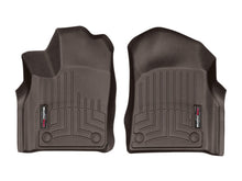 Load image into Gallery viewer, WeatherTech Floor Mats - Rubber WeatherTech 2016+ Dodge Durango Front FloorLiner - Cocoa