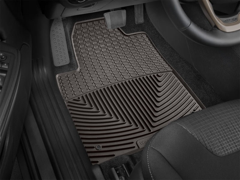 WeatherTech Floor Mats - Rubber WeatherTech 2016+ Jeep Cherokee Front Rubber Mats - Cocoa