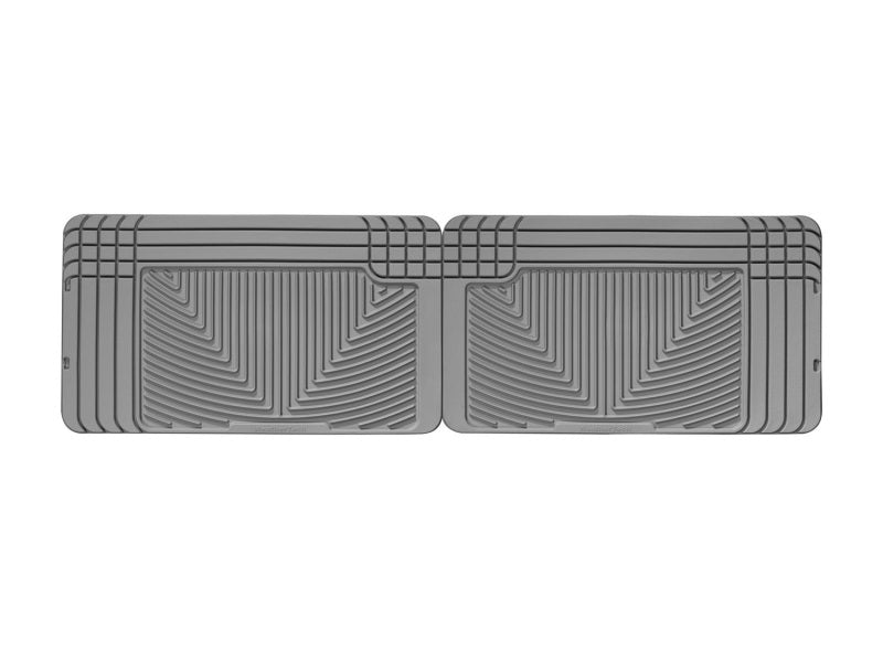 WeatherTech Floor Mats - Rubber WeatherTech 96 GMC Rally Van Rear Rubber Mats - Grey
