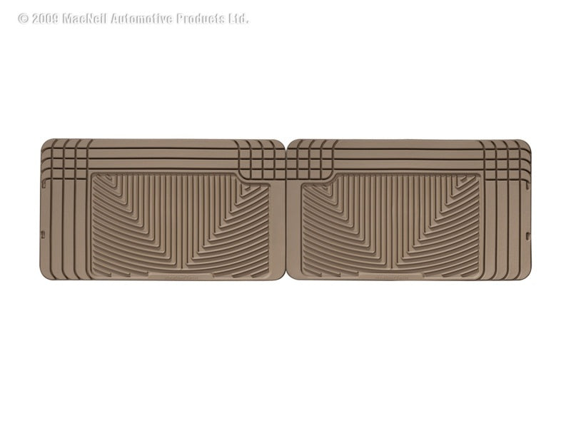 WeatherTech Floor Mats - Rubber WeatherTech 96 GMC Rally Van Rear Rubber Mats - Tan