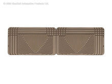 Load image into Gallery viewer, WeatherTech Floor Mats - Rubber WeatherTech 96 GMC Rally Van Rear Rubber Mats - Tan