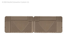 Load image into Gallery viewer, WeatherTech Floor Mats - Rubber WeatherTech 96 GMC Rally Van Rear Rubber Mats - Tan