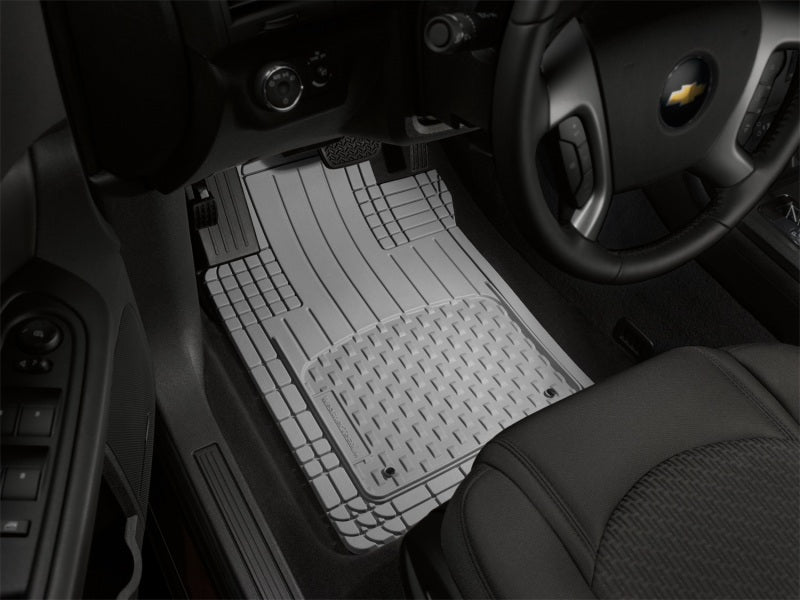 WeatherTech Floor Mats - Rubber WeatherTech Front and Rear AVM - Grey