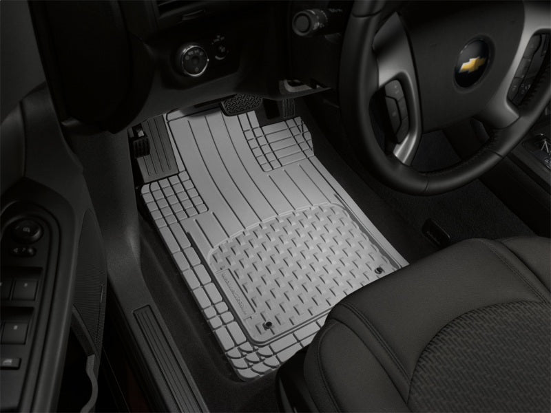 WeatherTech Floor Mats - Rubber WeatherTech Front and Rear AVM - Grey