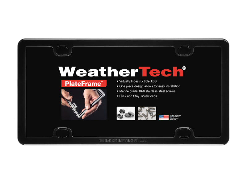 WeatherTech License Frame WeatherTech License Plate Frame Kit - Black