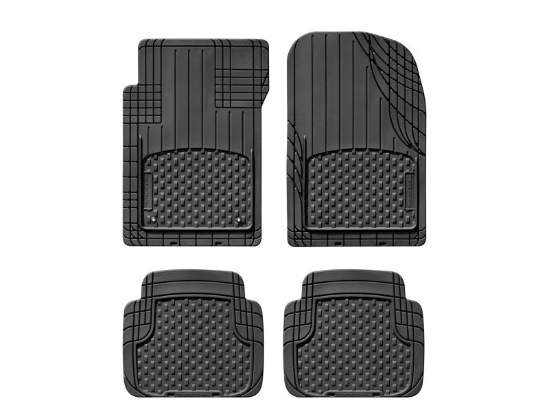 WeatherTech Floor Mats - Rubber WeatherTech Universal All Vehicle Front and Rear Mat - Black
