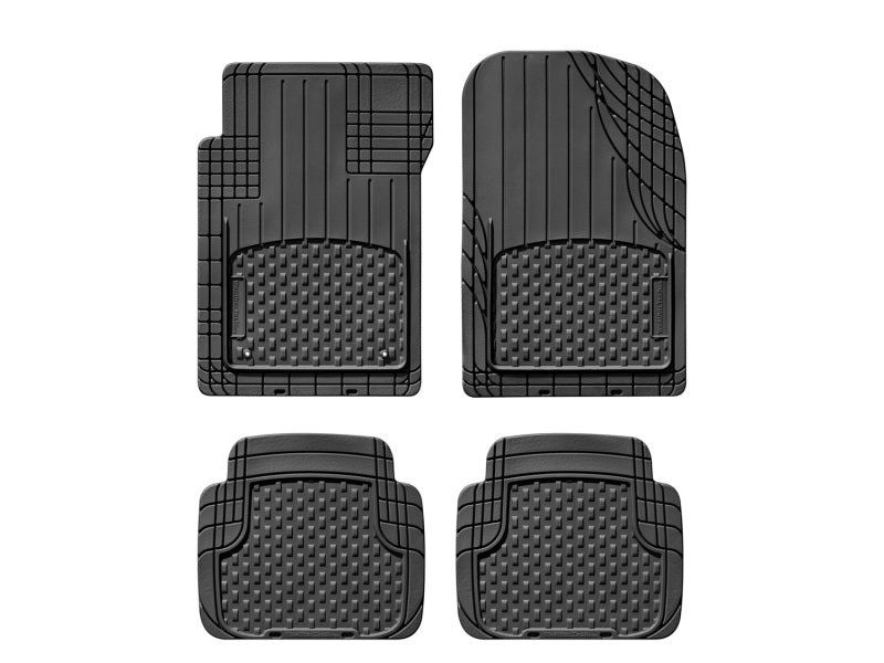 WeatherTech Floor Mats - Rubber WeatherTech Universal All Vehicle Front and Rear Mat - Black