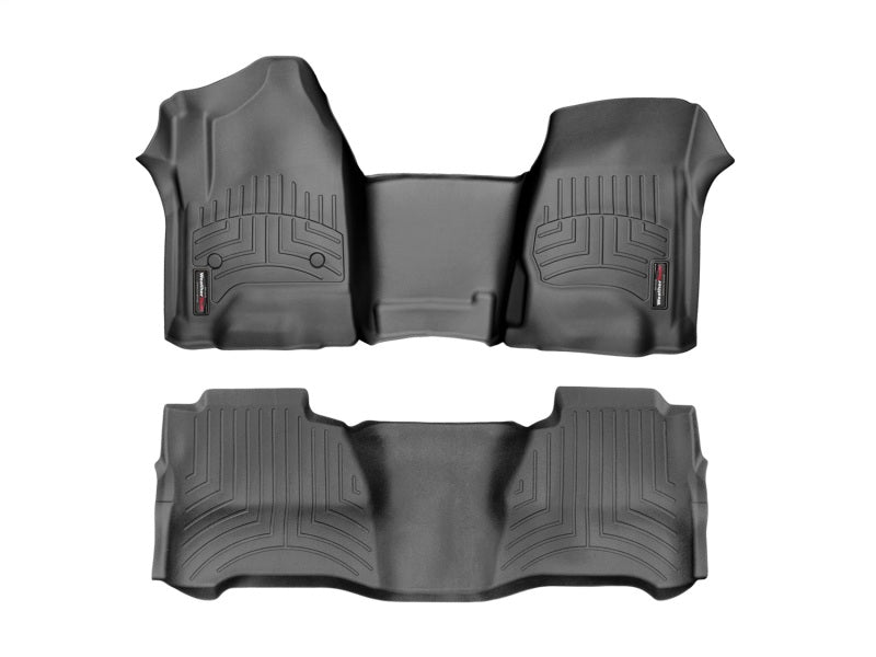 WeatherTech Floor Mats - Rubber WT FloorLiner - Front - Blk
