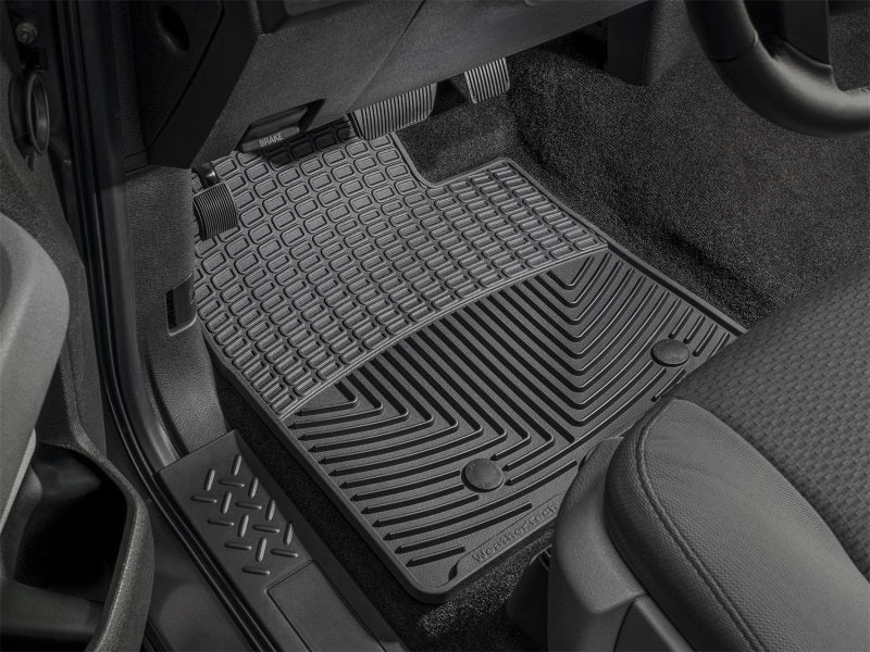 WeatherTech Floor Mats - Rubber WT Rubber Mats - Rear - Blk