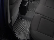 Load image into Gallery viewer, WeatherTech Floor Mats - Rubber WT Rubber Mats - Rear - Blk
