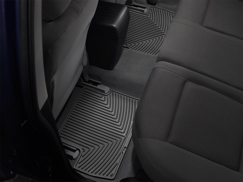 WeatherTech Floor Mats - Rubber WT Rubber Mats - Rear - Blk