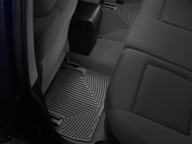 WeatherTech Floor Mats - Rubber WT Rubber Mats - Rear - Blk