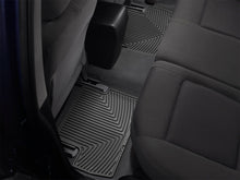Load image into Gallery viewer, WeatherTech Floor Mats - Rubber WT Rubber Mats - Rear - Blk