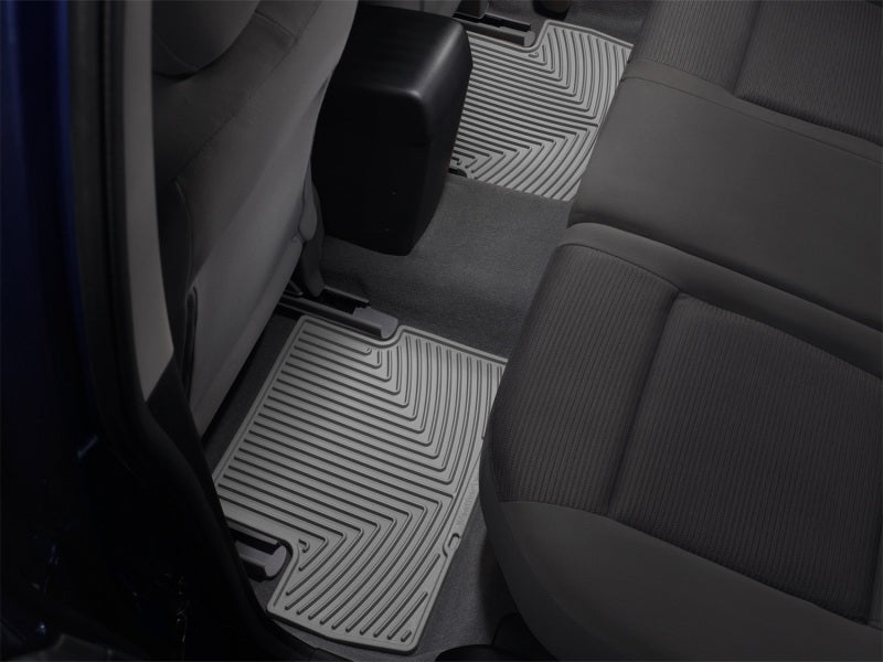 WeatherTech Floor Mats - Rubber WT Rubber Mats - Rear - Grey