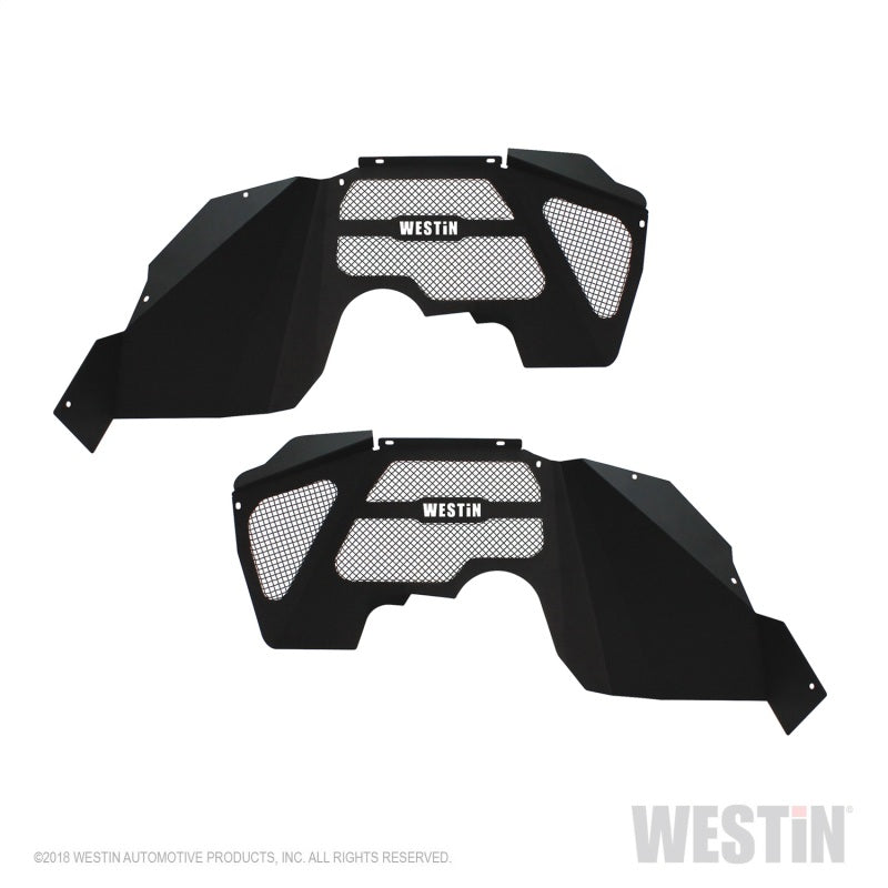 Westin Fenders Westin 07-18 Jeep Wrangler JK Inner Fenders - Front - Textured Black