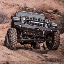 Load image into Gallery viewer, Westin Bumpers - Steel Westin 18-19 Jeep Wrangler JL WJ2 Full Width Front Bumper w/Bull Bar Textured Black