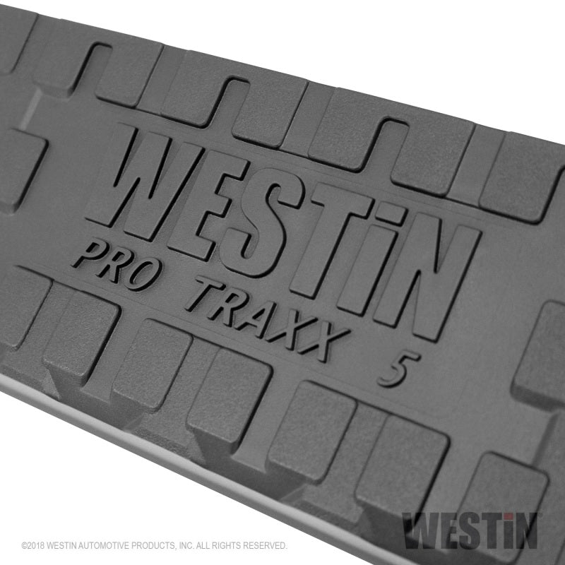 Westin Nerf Bars Westin 18-20 Jeep Wrangler JL Unlimited 4DR PRO TRAXX 5 Oval Nerf Step Bars - Textured Black