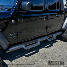 Load image into Gallery viewer, Westin Nerf Bars Westin 2020 Jeep Gladiator HDX Drop Nerf Step Bars - Textured Black